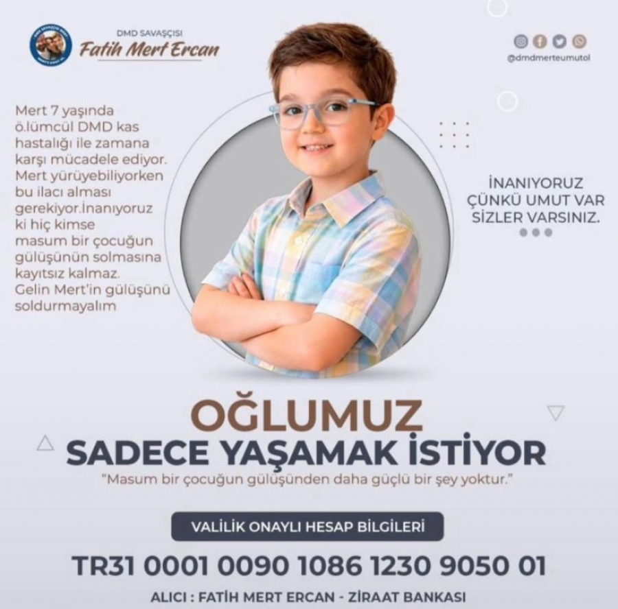 OĞLUMUZ FATİH MERT SADECE YAŞAMAK İSTİYOR 