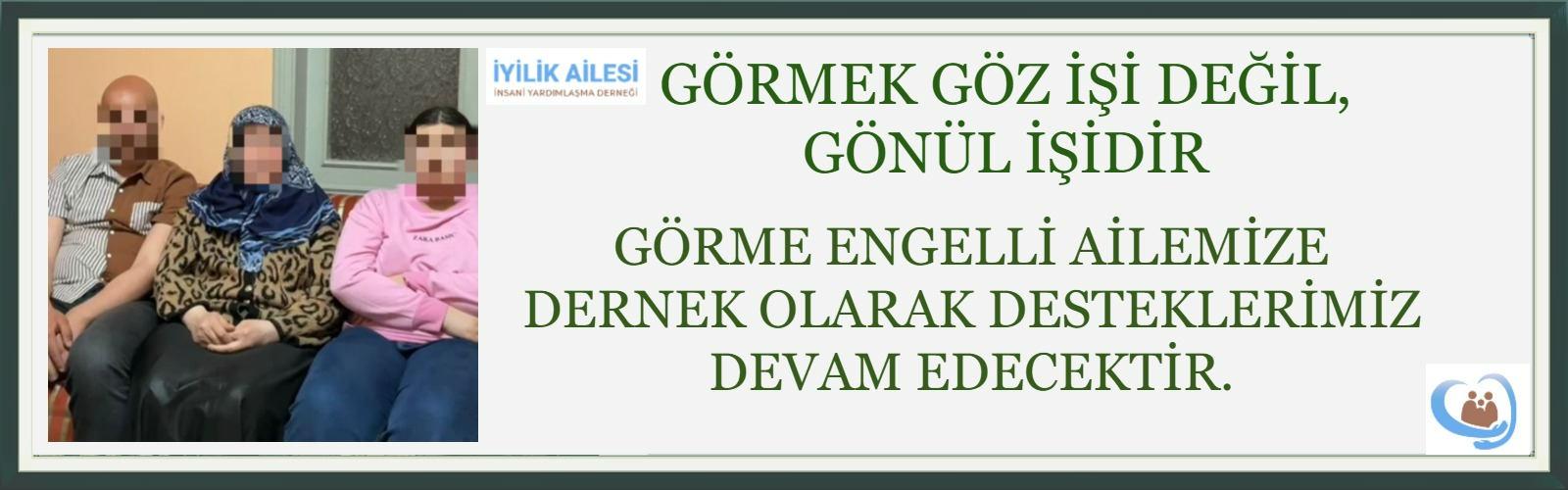 %90 Görme engeli olan 3 çocuklu bi Annenin 